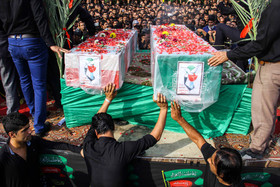 تشییع شهدای تیراندازی در حسینیه دزفول